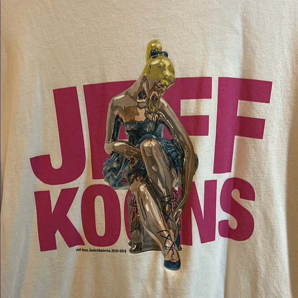Jeff Koons Graphic T-Shirt with Ballerina Print